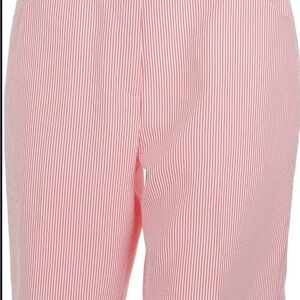 EP Pro Peach Seersucker Striped Golf Performance Shorts Women’s 14 NWOT